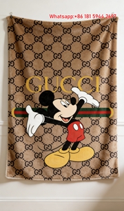 Gucci Monogram Mickey Throw Blankets Gucci Signature Mickey Tapestry IMG_2734